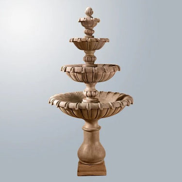Giannini Garden Grand Chateau Four Tier Fountain